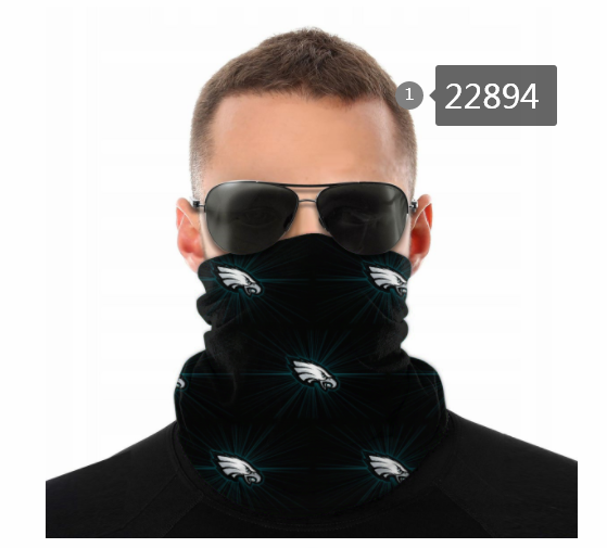 2021 NFL Philadelphia Eagles #34 Dust mask with filter->nfl dust mask->Sports Accessory
